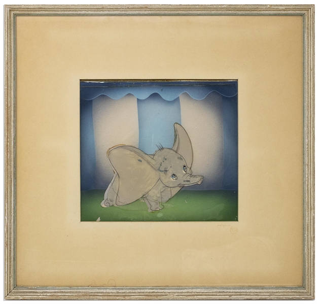 Original ''Dumbo'' Disney Cel -- Featuring Dumbo With His Large Ears on Full Display